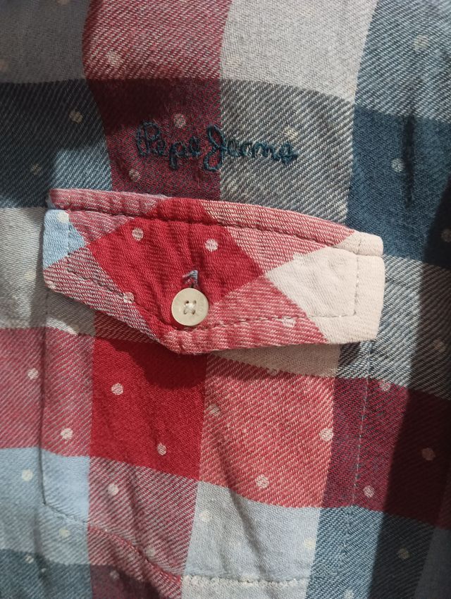 Camisa cuadros niña Pepe Jeans
