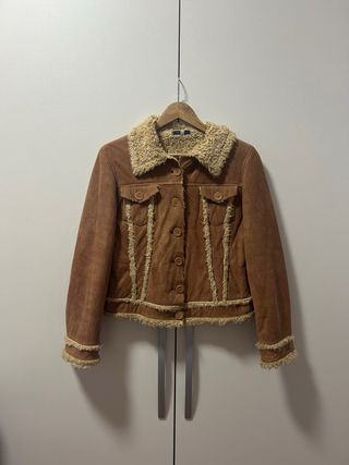 Giacca vintage autunnale marrone