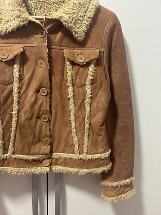 Giacca vintage autunnale marrone