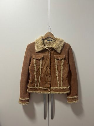 Giacca vintage autunnale marrone