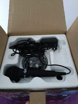 Disco Cube iDance BC100L con Micrófono y Luces