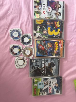 Confezione da 5 cover per PSP e 5 UMD