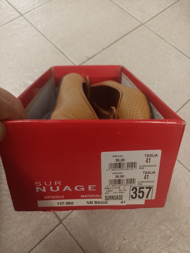 2 paia Ballerine Primadonna oro n.40