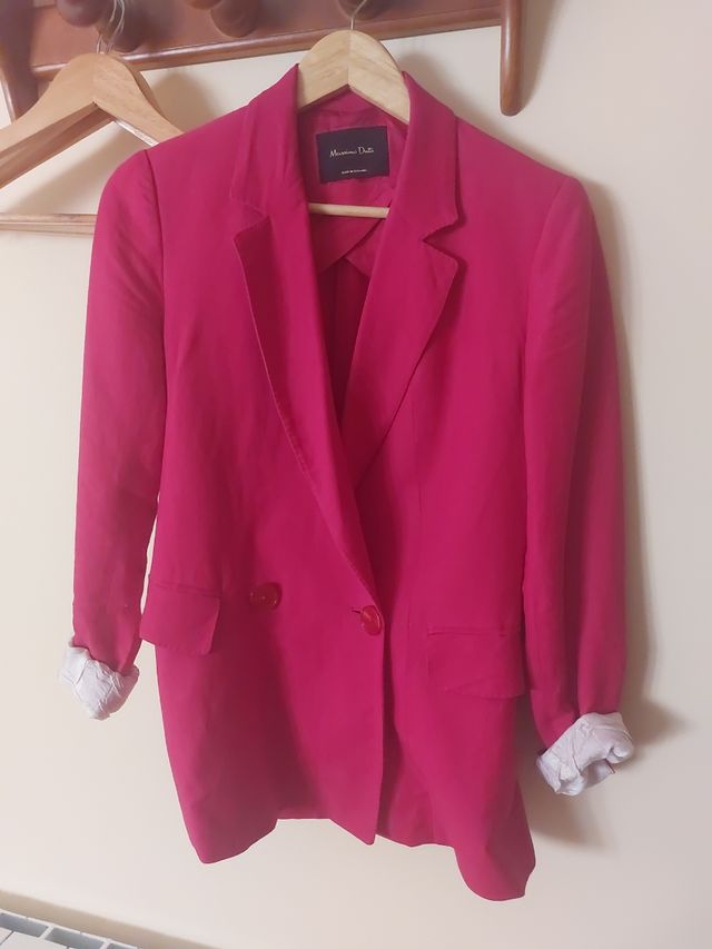 Blazer Massimo Dutti Rosa