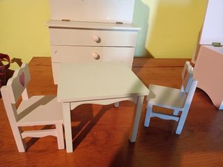 Set mobili legno per bambole