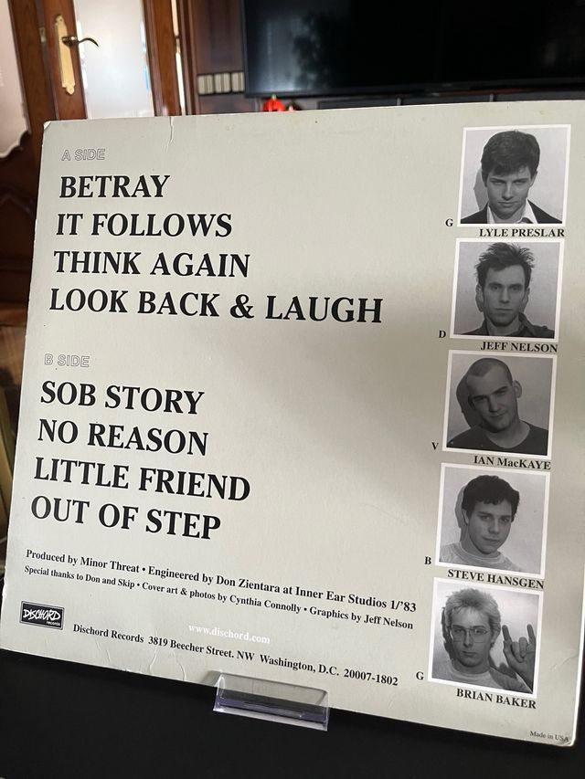 Vinilo Minor Threat – Out of Step 1983