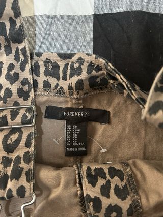 Peto vaquero animal print