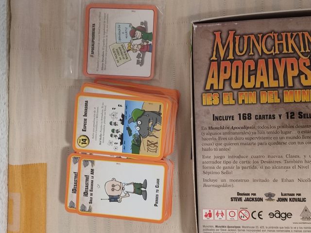 Munchkin Apocalypse. Juego de mesa.