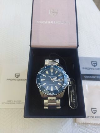 Pagani Design Aquaracer Reloj Azul