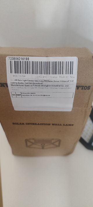Lámpara Solar con Sensor