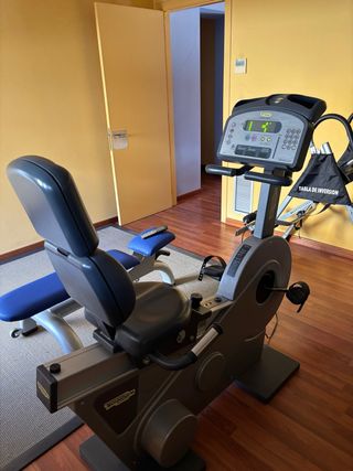 Bicicleta Estática Technogym Reclinada