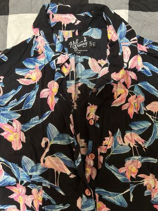 Camisa Hell Bunny Flamencos y Flores