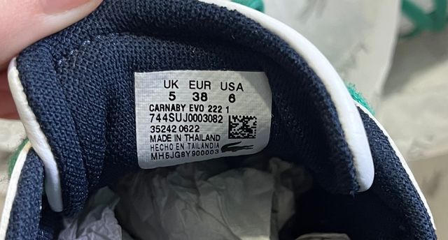 Deportivas Lacoste Blancas Talla 38