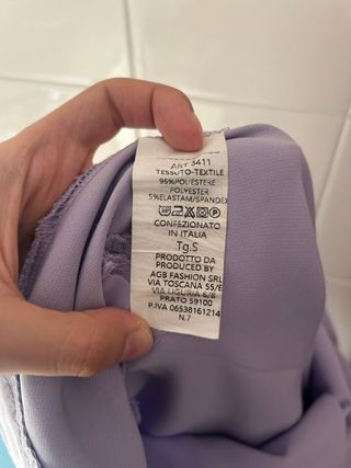 Tailleur lilla giacca blazer e pantalone