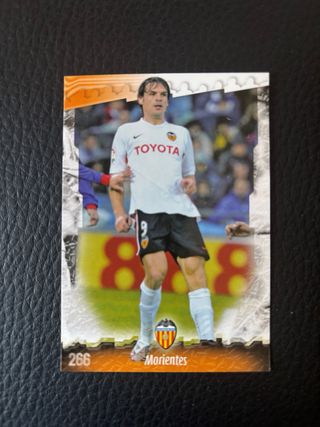 Cromo Futbol Morientes Valencia 