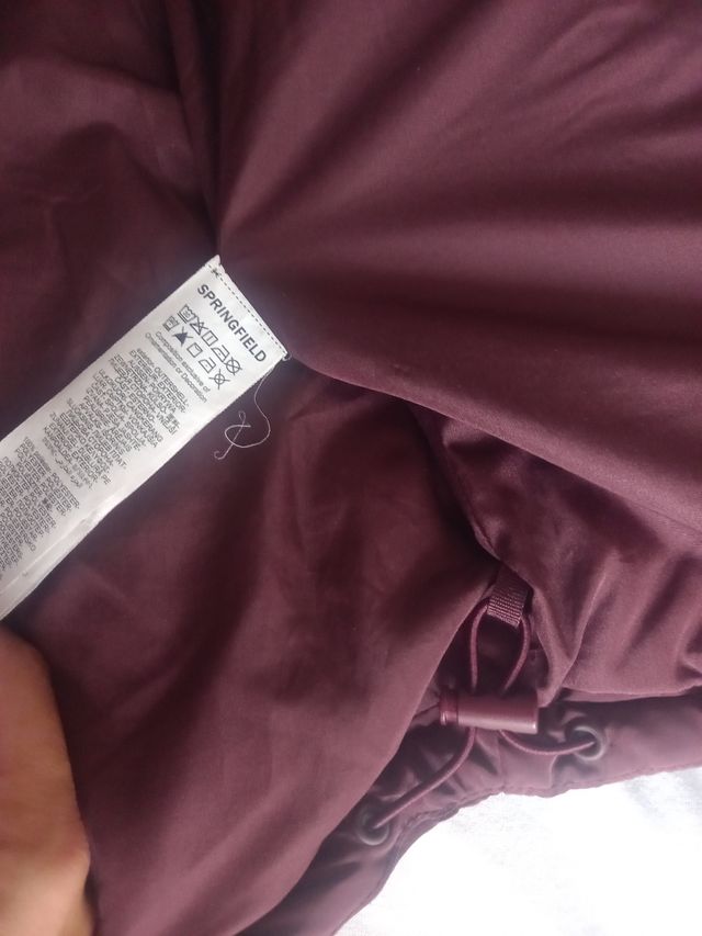 Abrigo niña talla XS morado