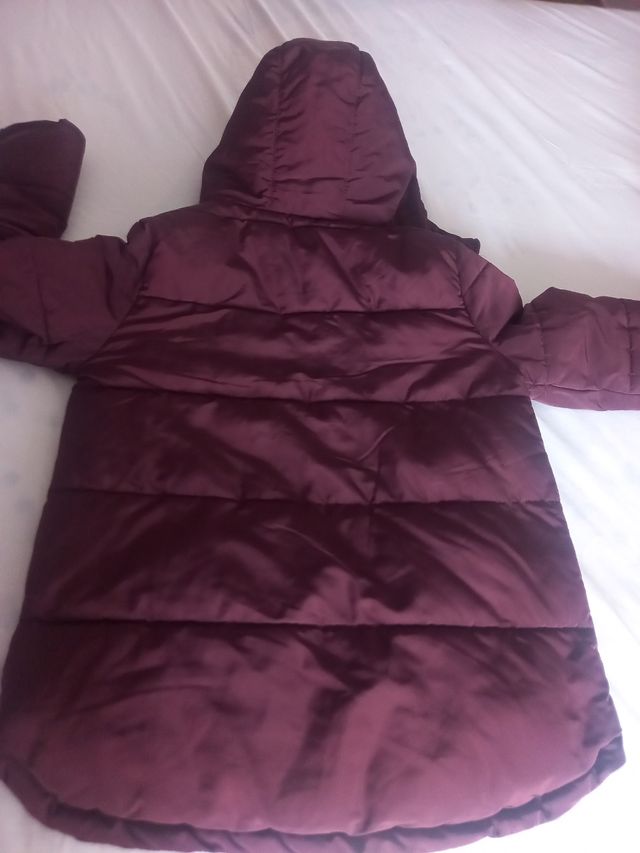 Abrigo niña talla XS morado