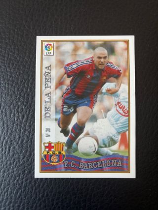 Cromo De la Peña FC Barcelona