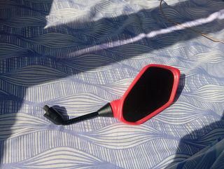 Specchietto moto sx nero/rosso