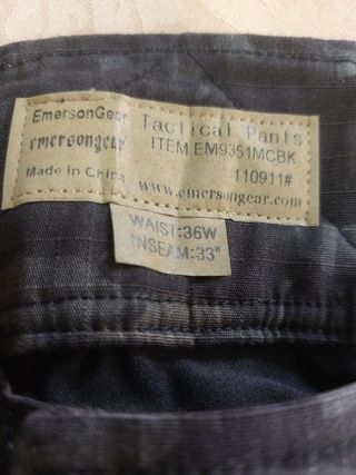 Pantalón Táctico EmersonGear Multicam Black