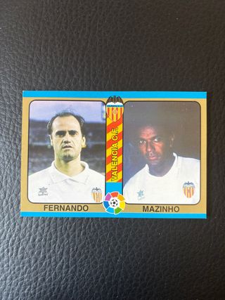Cromo Valencia Fernando y Mazinho