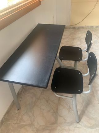 Pupitre infantil de madera