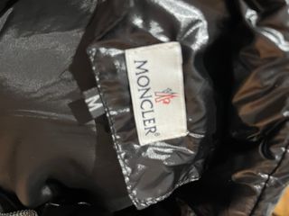 Chaqueta Moncler Negra Brillante