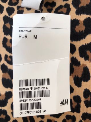 Abito fantasia maculata con spalline