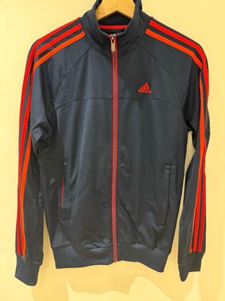 Chaqueta Adidas Hombre Azul y Rojo