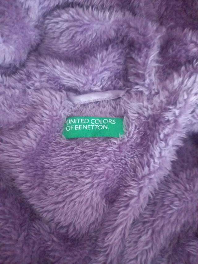Abrigo niña morado 10 años