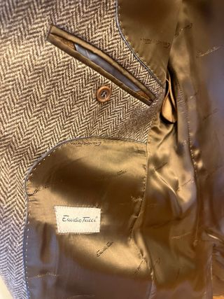 Americana de hombre Emídio Tucci Talla 48 Marrón