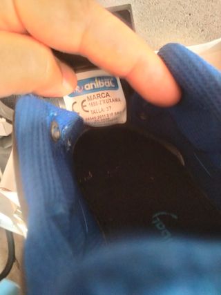 Zapatos de seguridad Aníbal talla 37