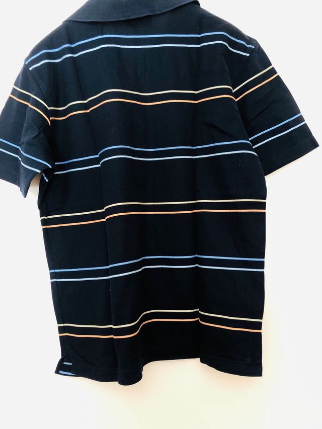 Polo uomo a righe, 100% cotone