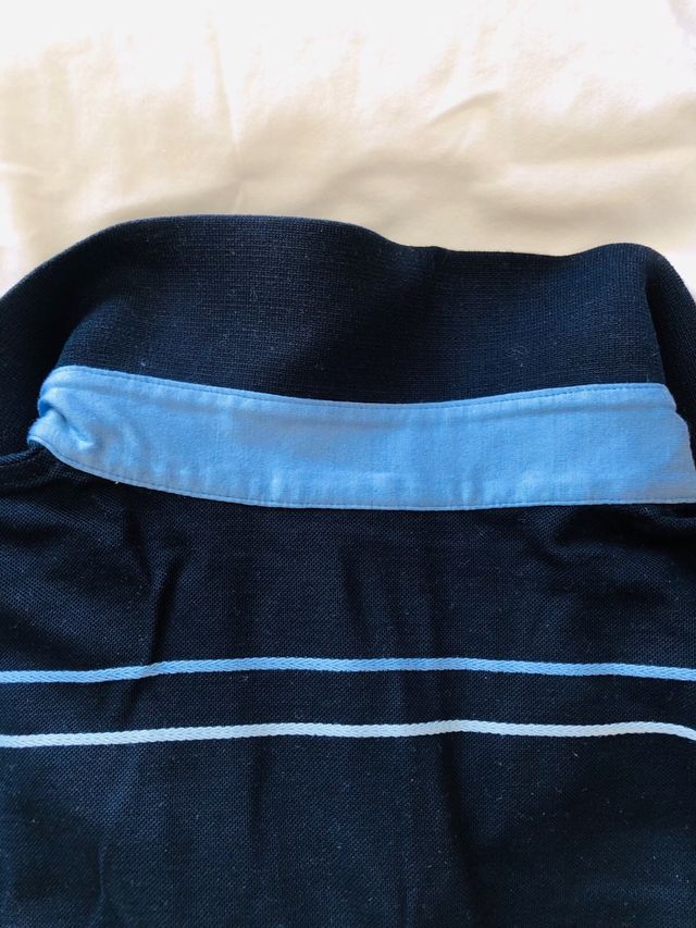 Polo uomo a righe, 100% cotone