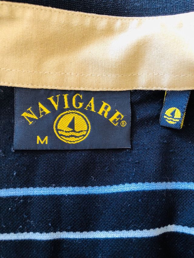 Polo uomo a righe, 100% cotone