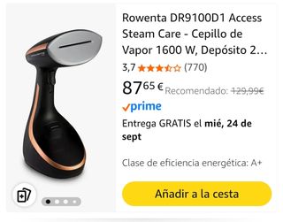 Plancha de vapor Rowenta