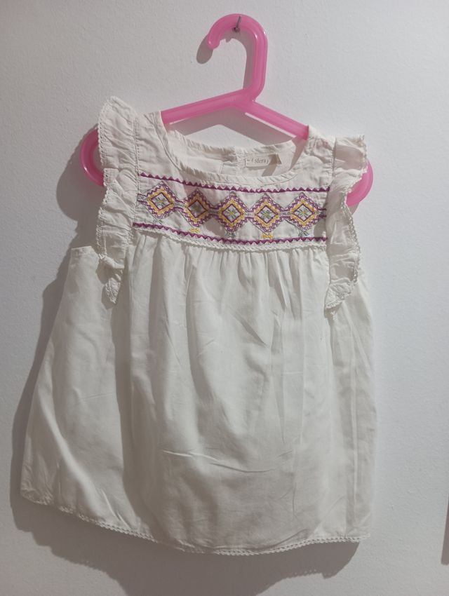 Camisa de niña Sfera bordada