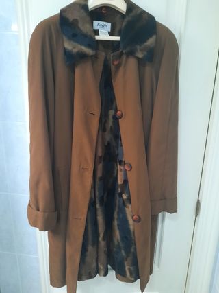 Gabardina Kalfe Marrón Talla 46
