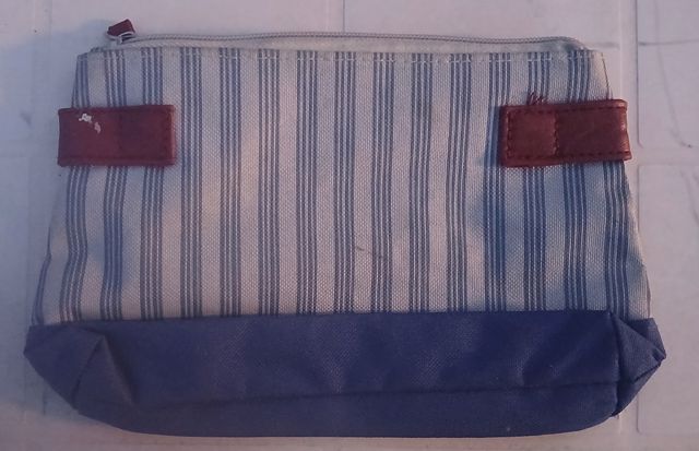 Borsetta da bagno a righe