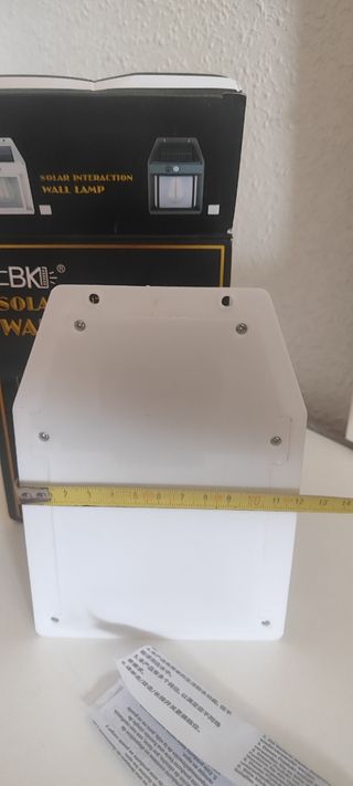 Lámpara Solar Exterior CBK Blanca