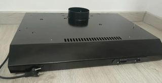 Campana extractora de cocina negra