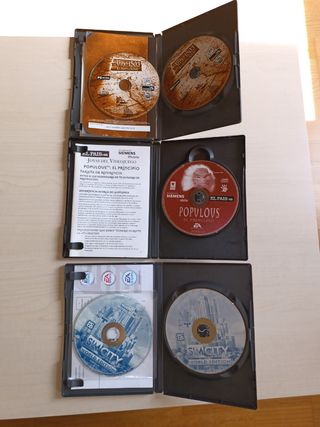 Lote 9 Juegos PC Estrategia Clásicos