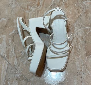 Sandalias Stradivarius Blancas Talla 36
