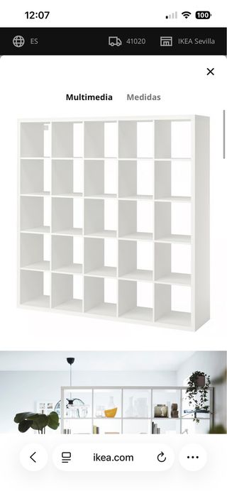 Estantería Kallax 20 huecos IKEA Blanca