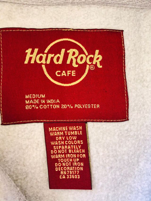 Felpa Hard Rock Cafe Venice Grigia, unisex