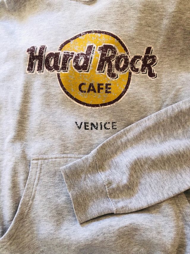Felpa Hard Rock Cafe Venice Grigia, unisex