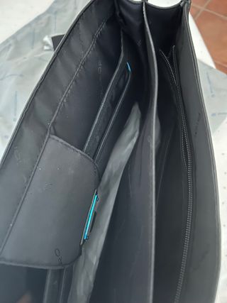 Borsa porta PC Piquadro in pelle nera