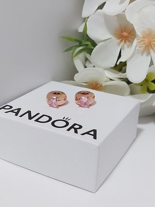 Charm Pandora Oro Rosa y Rosa