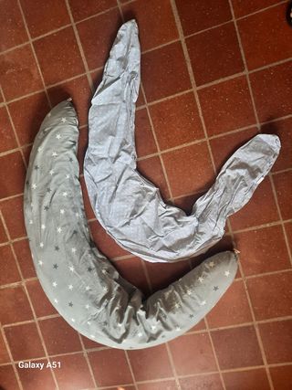 Cambiador bebé + cojín lactancia + portabb