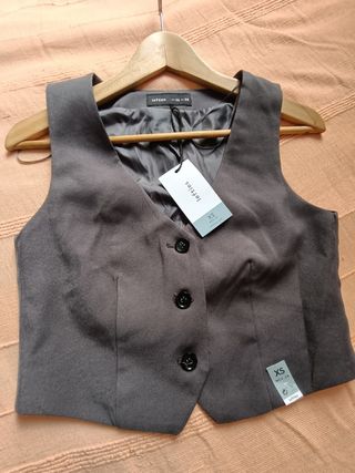 Chaleco Lefties Gris Talla XS